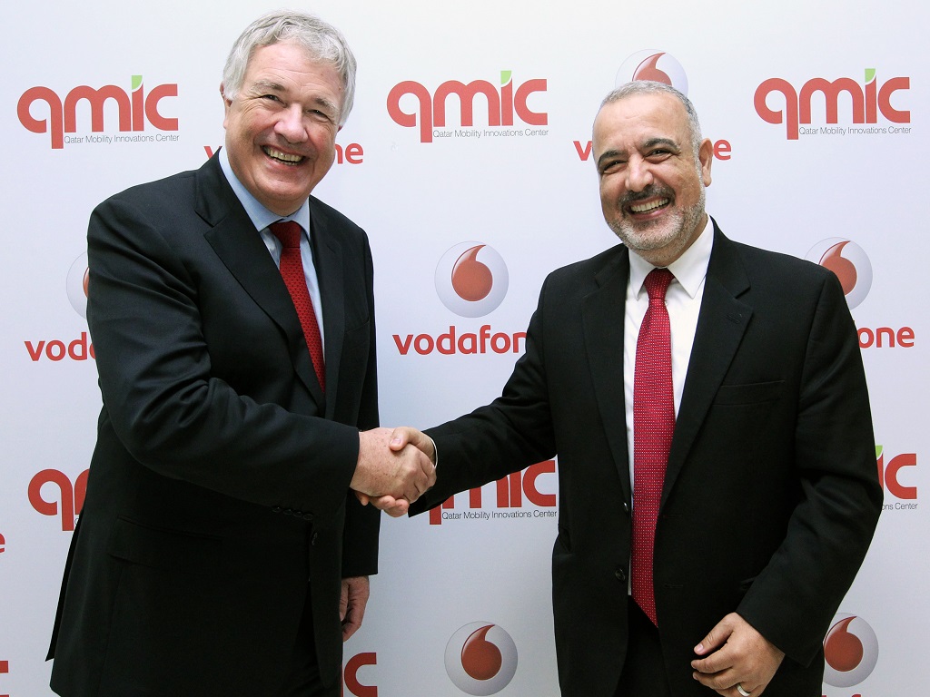 Partnership between QMIC and Vodafone Qatar
